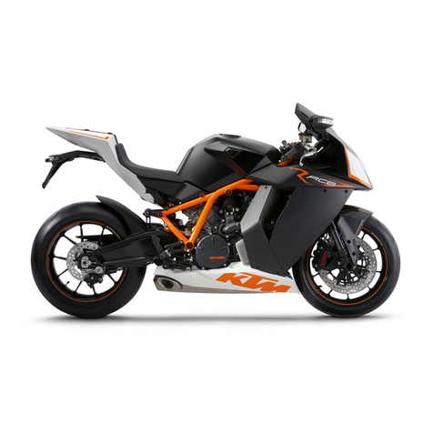 KTM 1190 RC8 R EU/UK 2009 Operating instructions