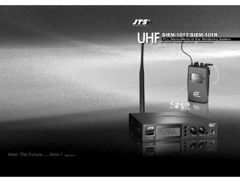 JTS SIEM-101/R user manual