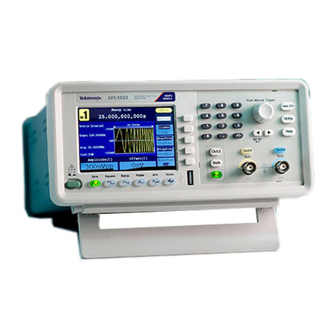 Tektronix AFG1000 Series User manual
