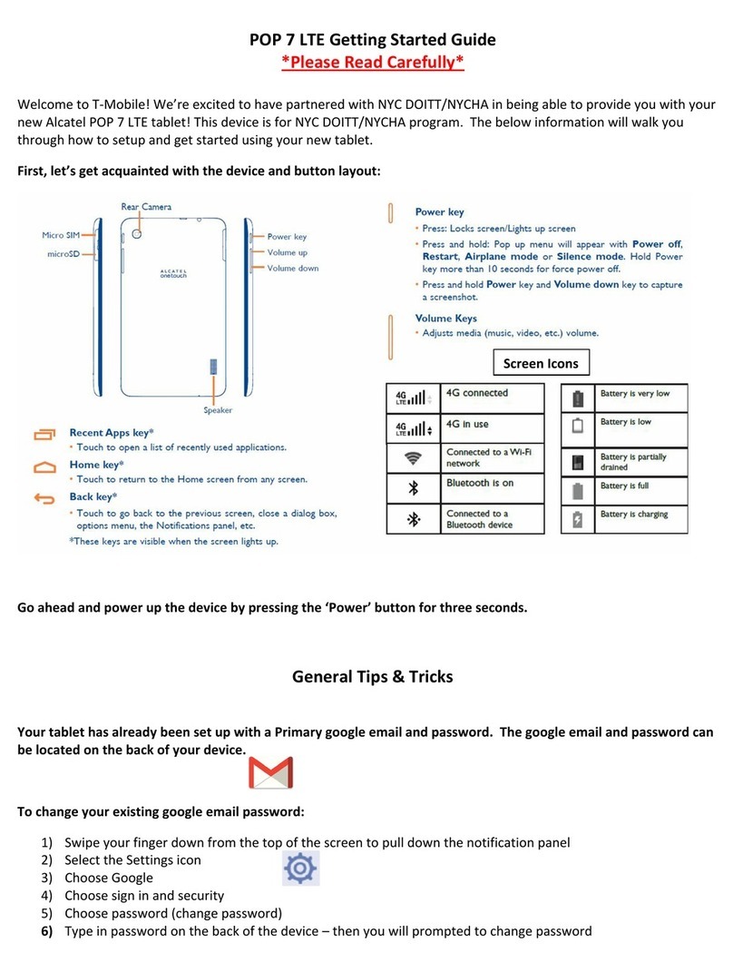 Alcatel Pop 7 LTE Getting started guide