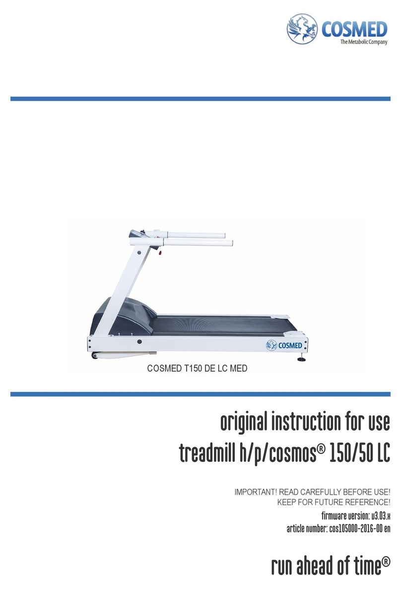 Cosmed T150 DE LC MED Original instruction