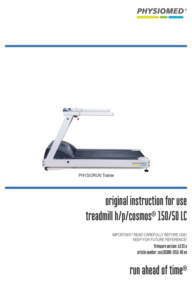 Physiomed PHYSIORUN Trainer Original instruction