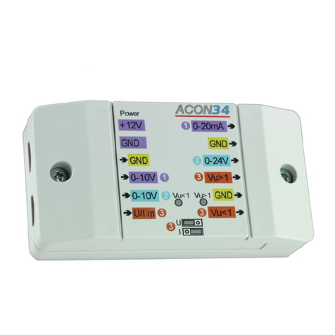 TA ACON 34 user manual