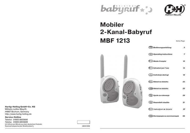 Hartig+Helling MBF 1213 operating instructions