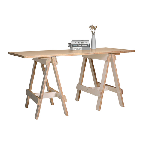 Mocka Trestle Desk User manual