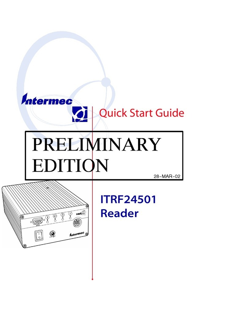 Intermec ITRF24501 PRELIMINARY EDITION User manual