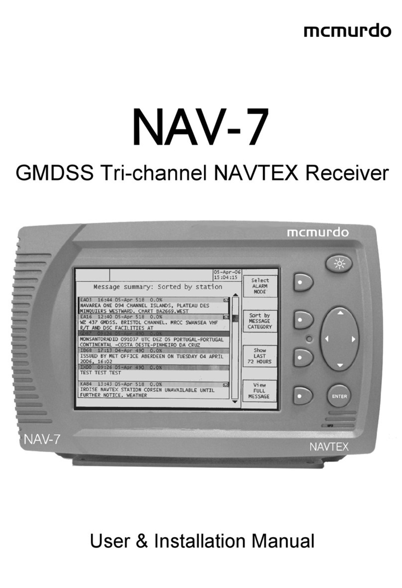 mcmurdo NAV-7 User & installation manual