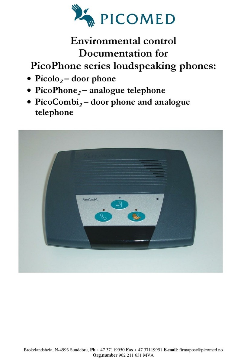 Picomed picophone2 user manual