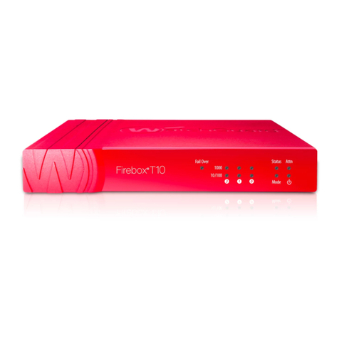 Watchguard Firebox t10 Instruction Manual