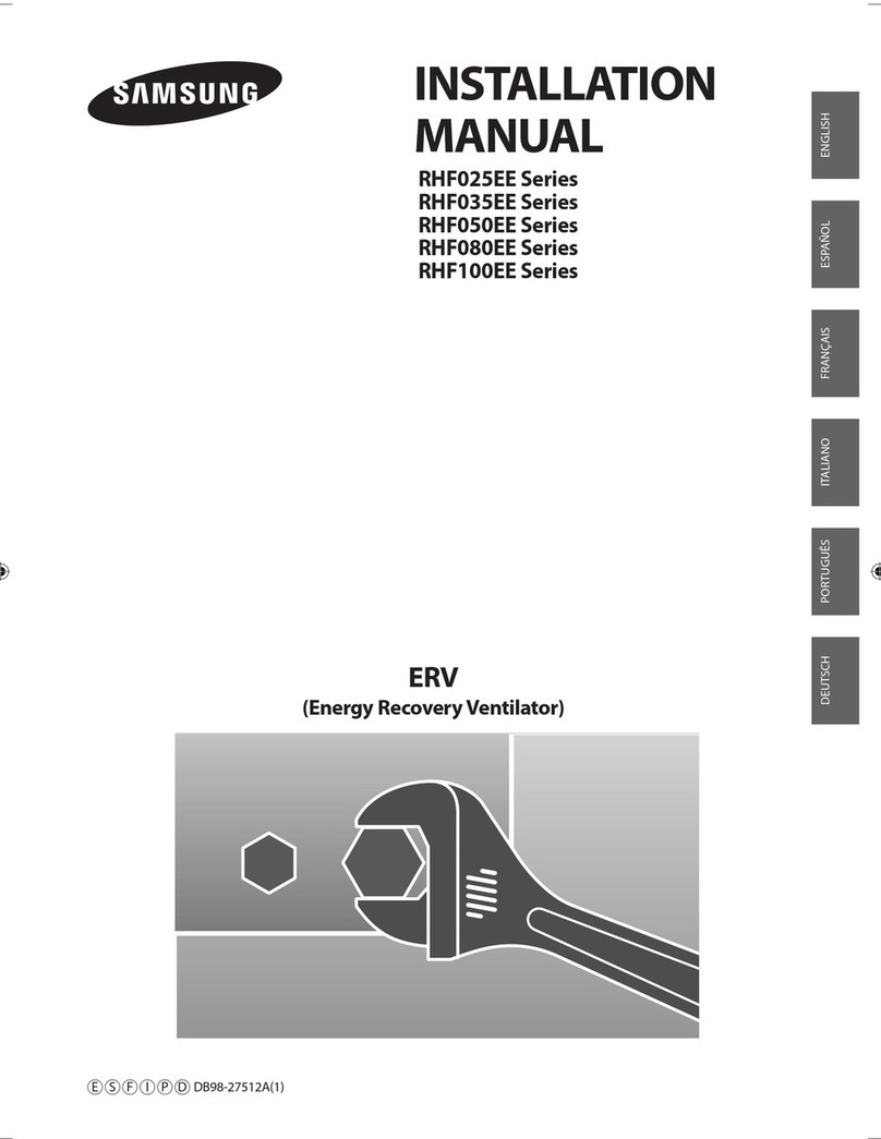 Samsung RHF025EE Series User manual