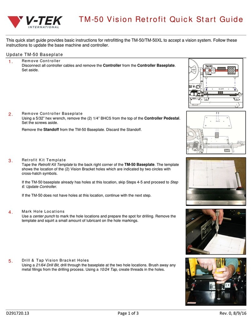 V-TEK TM-50 quick start guide