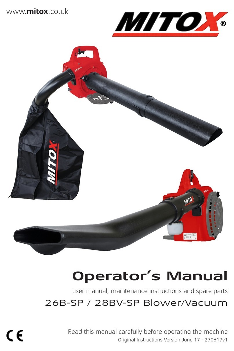 Mitox 26B-SP Operator's manual