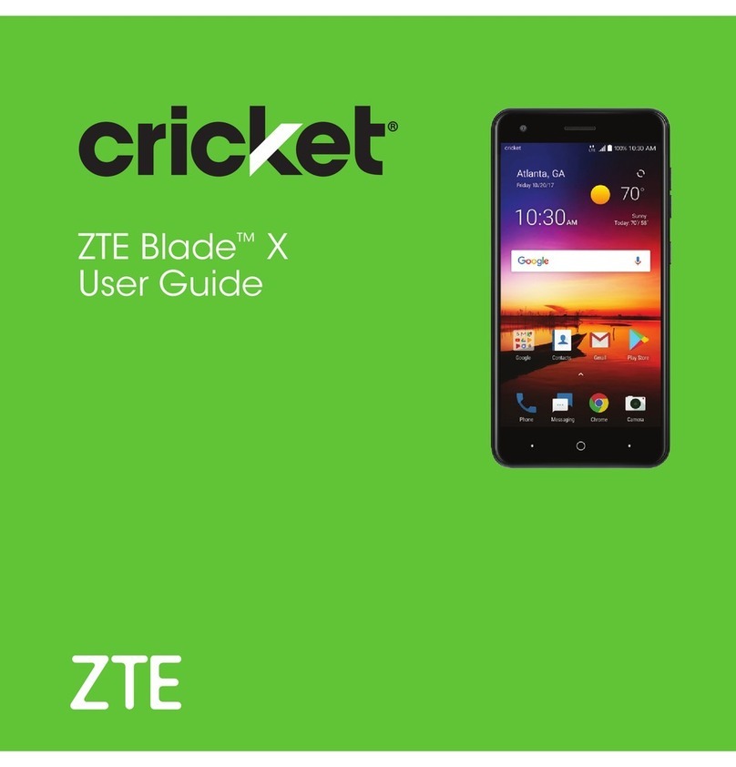 Zte BLADE X User manual