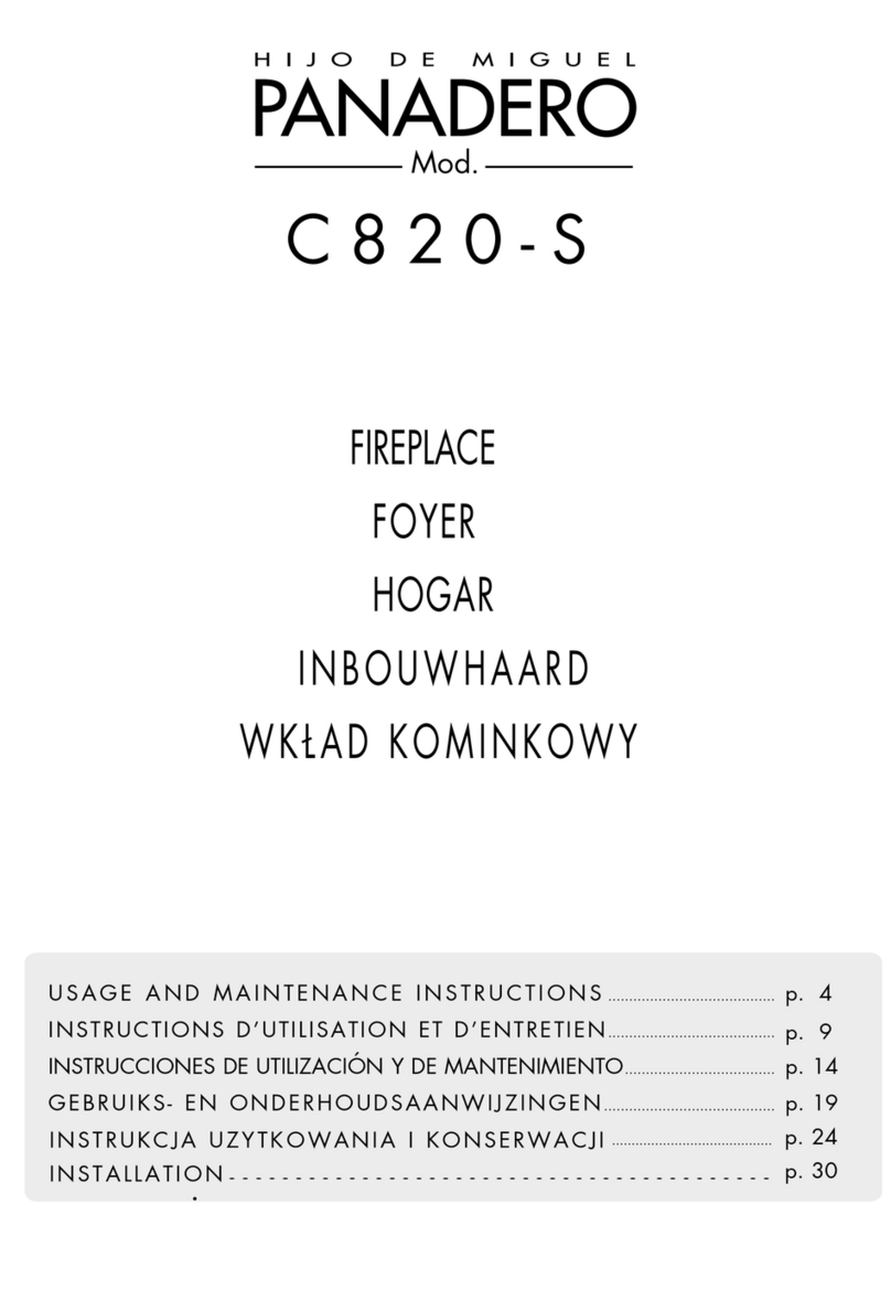Panadero C820-S Programming manual