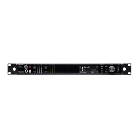 Shure AD4D Axient User manual