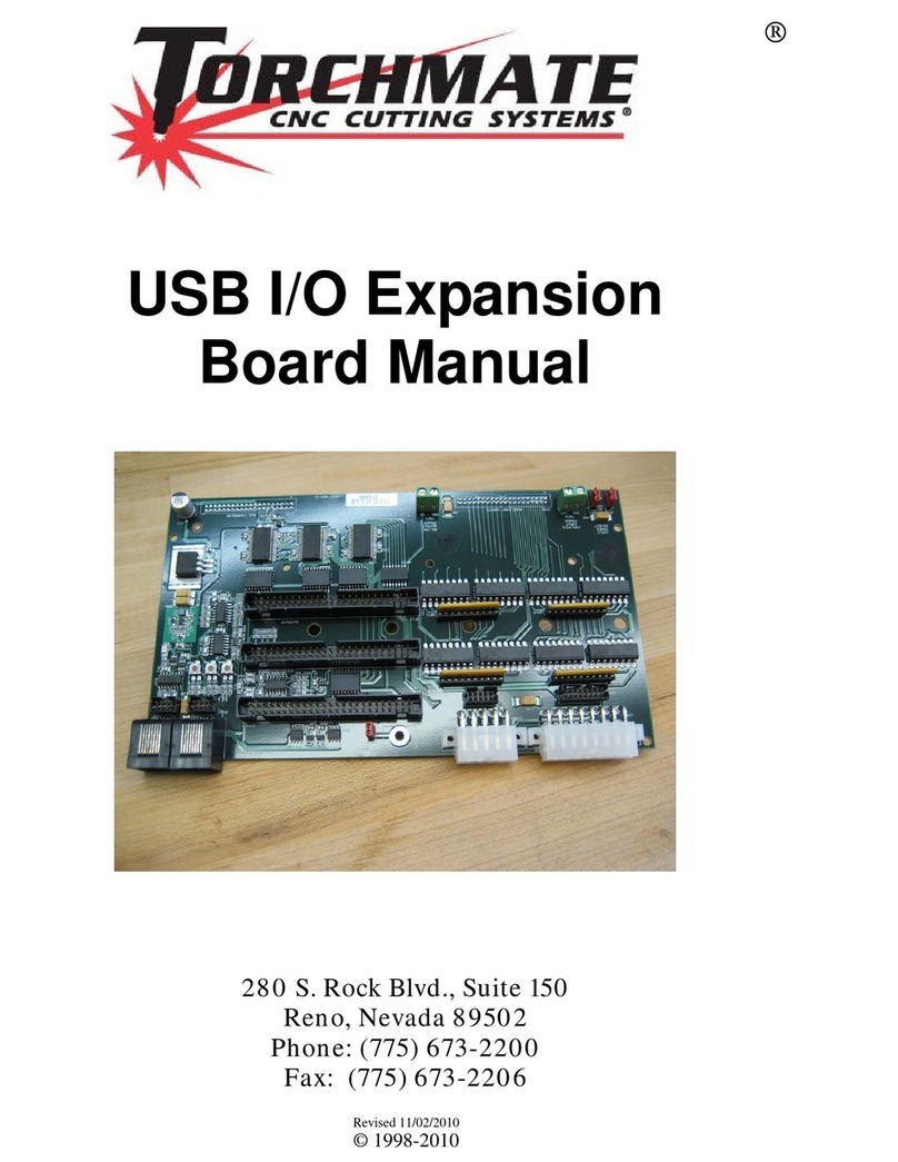Torchmate CNC USB I/O Expansion Board manual