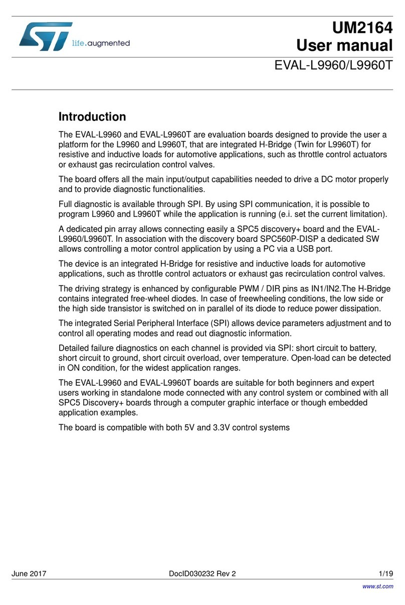 ST EVAL-L9960 user manual