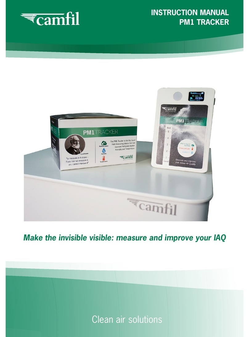 Camfil PM1 Tracker instruction manual