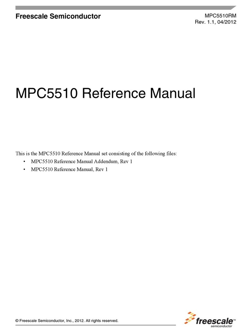 Freescale Semiconductor MPC5510 Reference manual