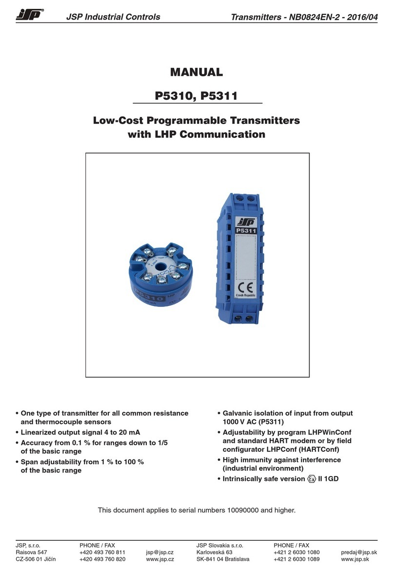 JSP P5310 User manual