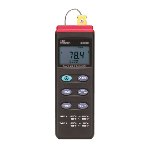 Sper scientific 800005 User manual