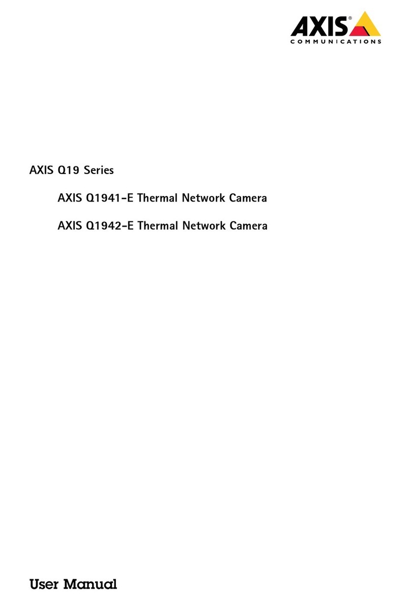 Axis Q19 Series User manual