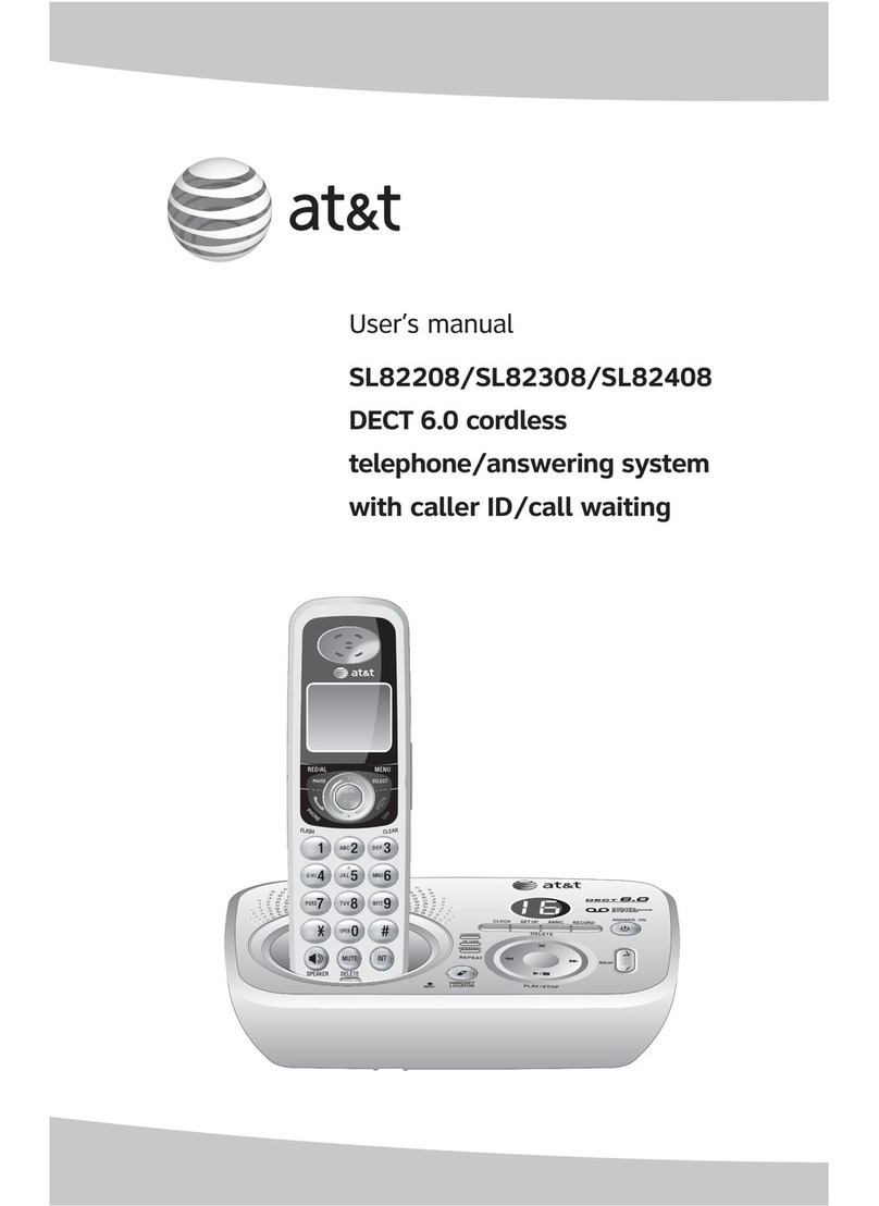 AT&T SL82208 User manual