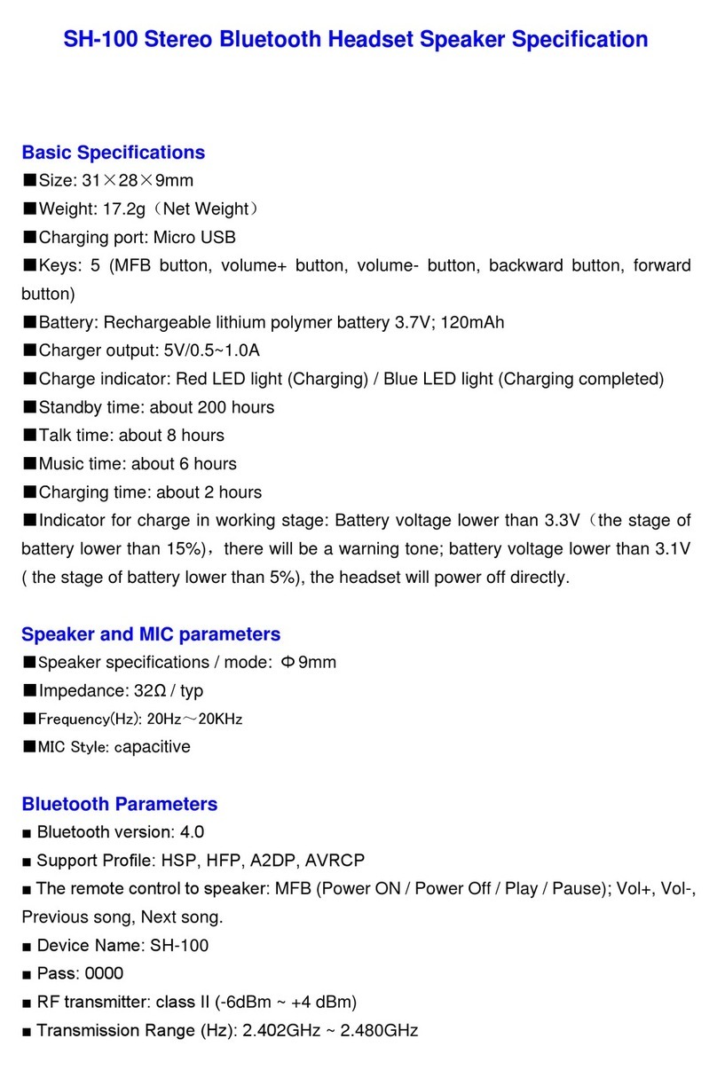 Pocons SH-100 user manual