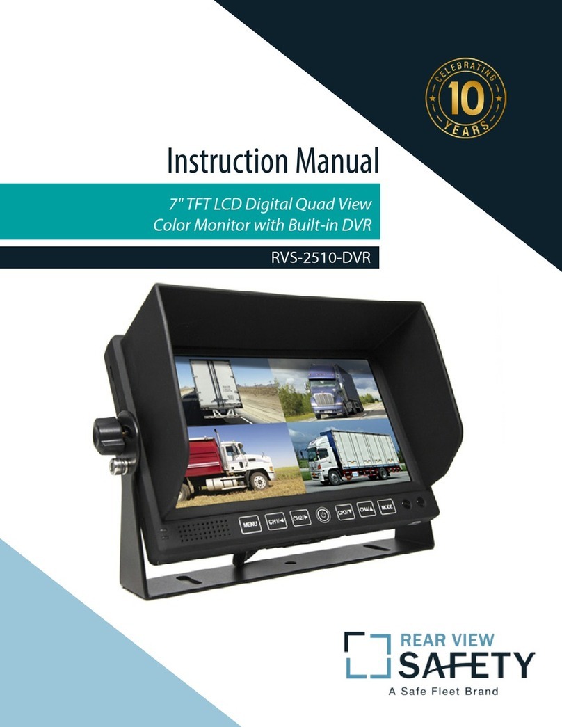 Rear view safety RVS-2510-DVR instruction manual