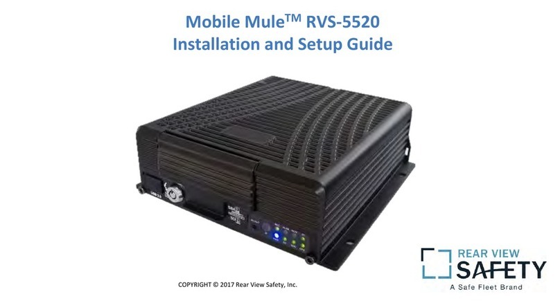 Rear view safety RVS-5520 Installation and setup guide