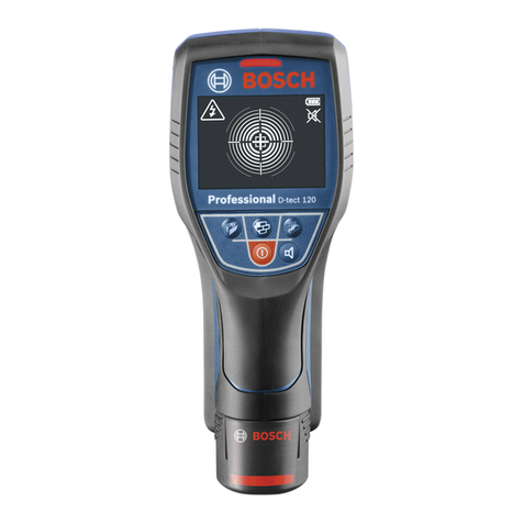 Bosch D-tect 120 Professional User manual