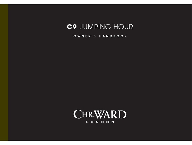 Chr. Ward C9 harrison jumping hour mk I Owner's handbook