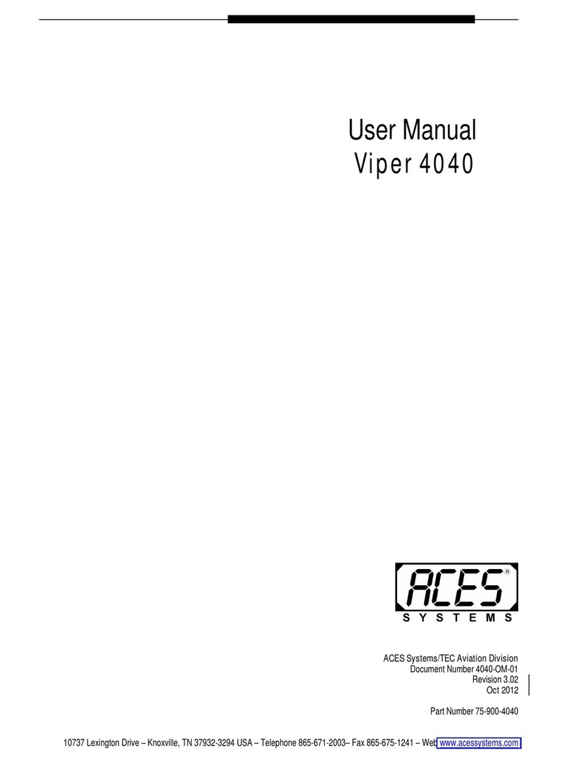 ACES System Viper 4040 user manual