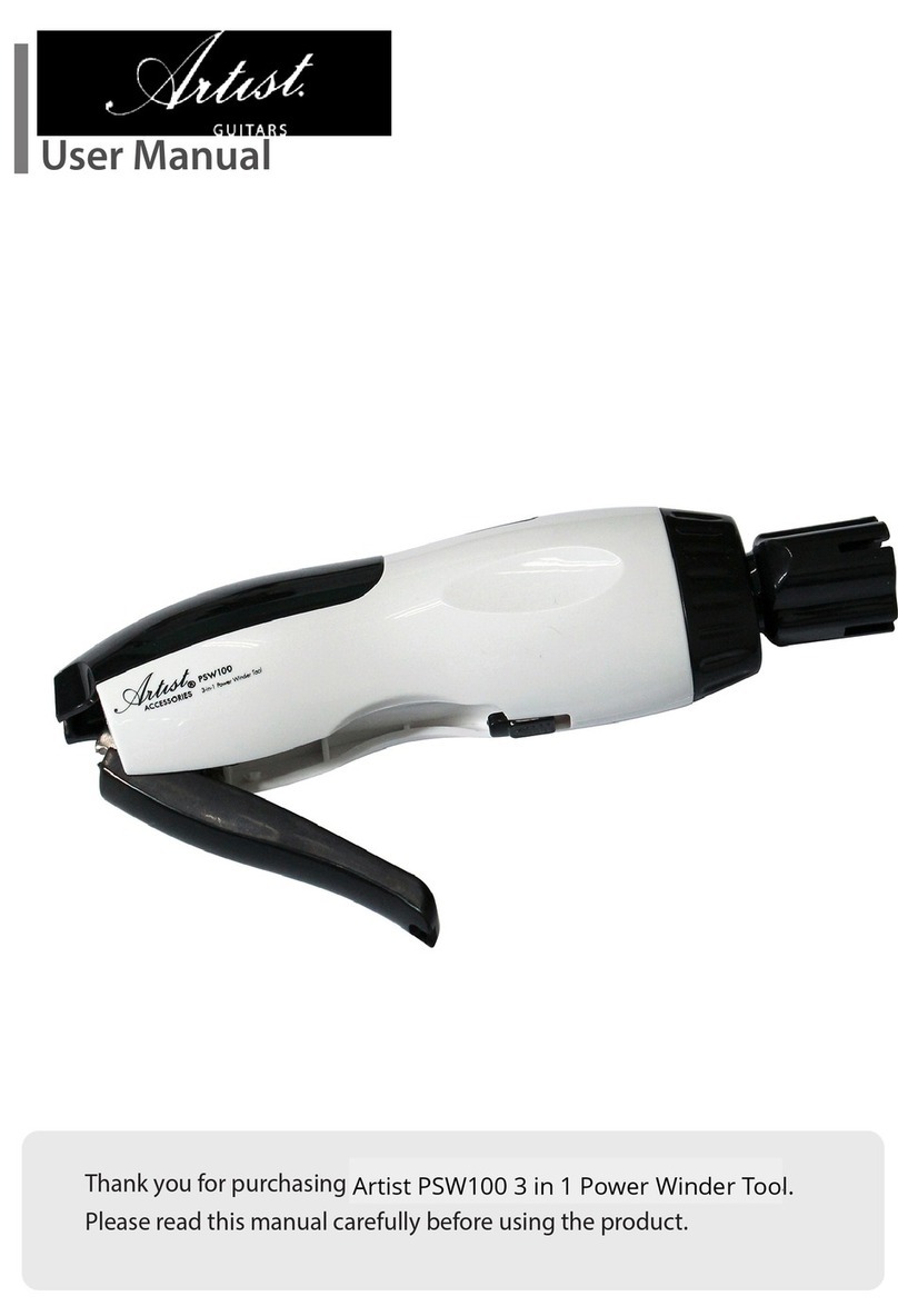 ARTIST PSW100 user manual