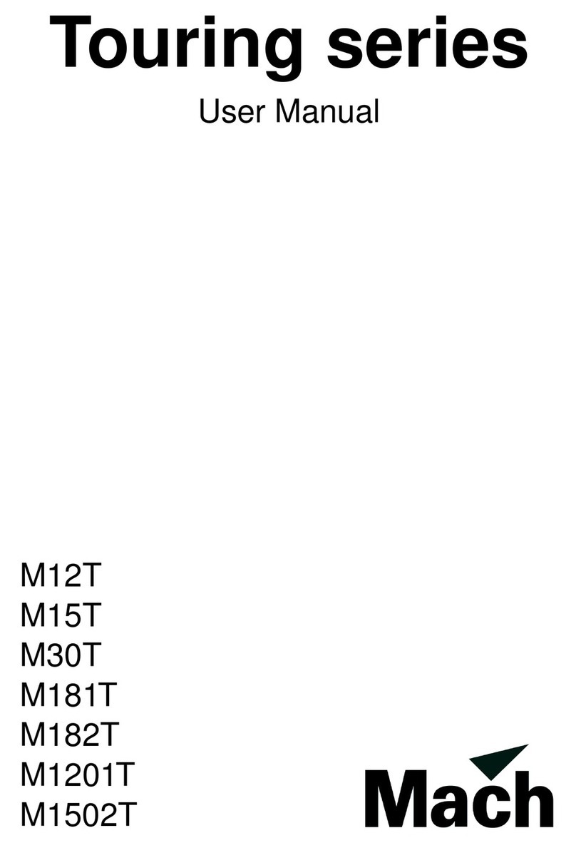 Mach M12T User manual