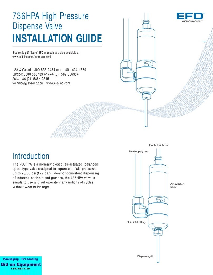 EFD 736HPA User manual