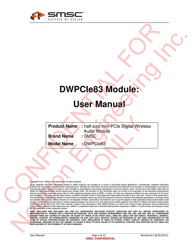 SMSC DWPCIe83 user manual