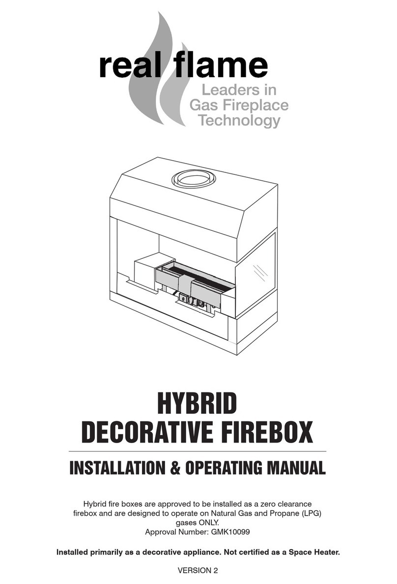 RealFlame Hybrid 850 Installation instructions