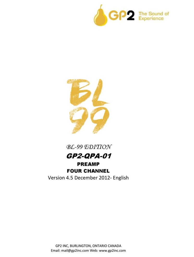 GP2 GP2-QPA-01 manual