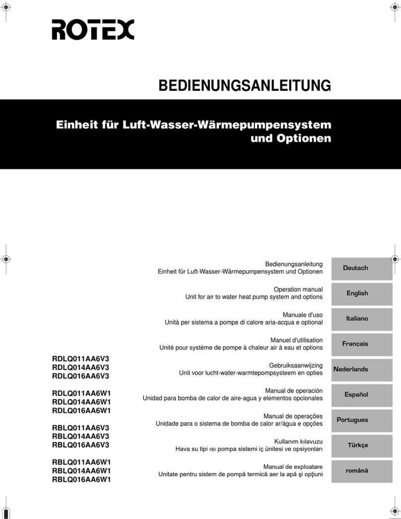 Rotex RDLQ011AA6V3 User manual