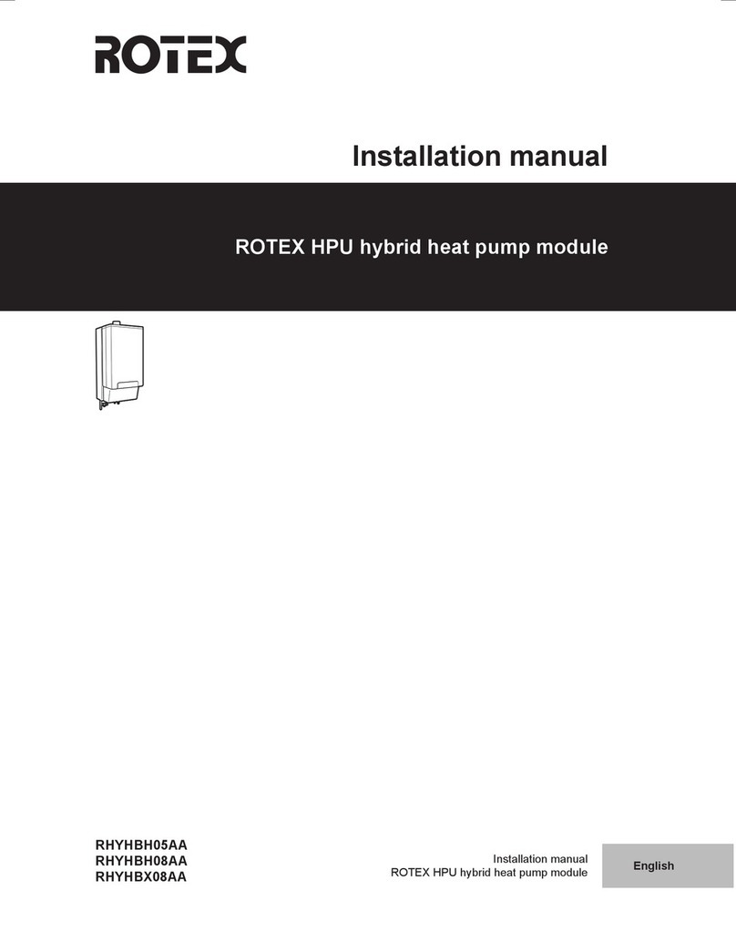 Rotex RHYHBH05AA installation manual