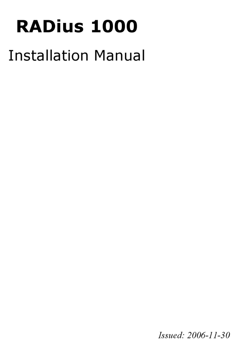 Kongsberg RADius 1000 User manual