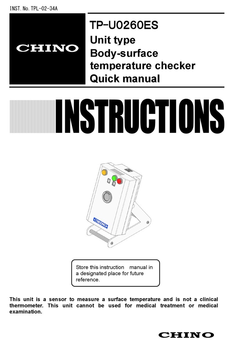 Chino TP-U0260ES Quick manual