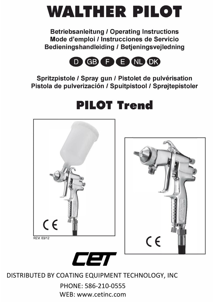 CET WALTHER PILOT operating instructions