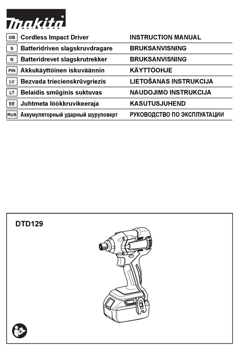 Makita DTD129 User manual Makita DTD129 User manual