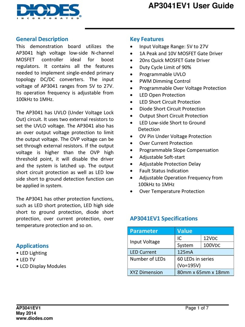 Diodes AP3041EV1 User manual