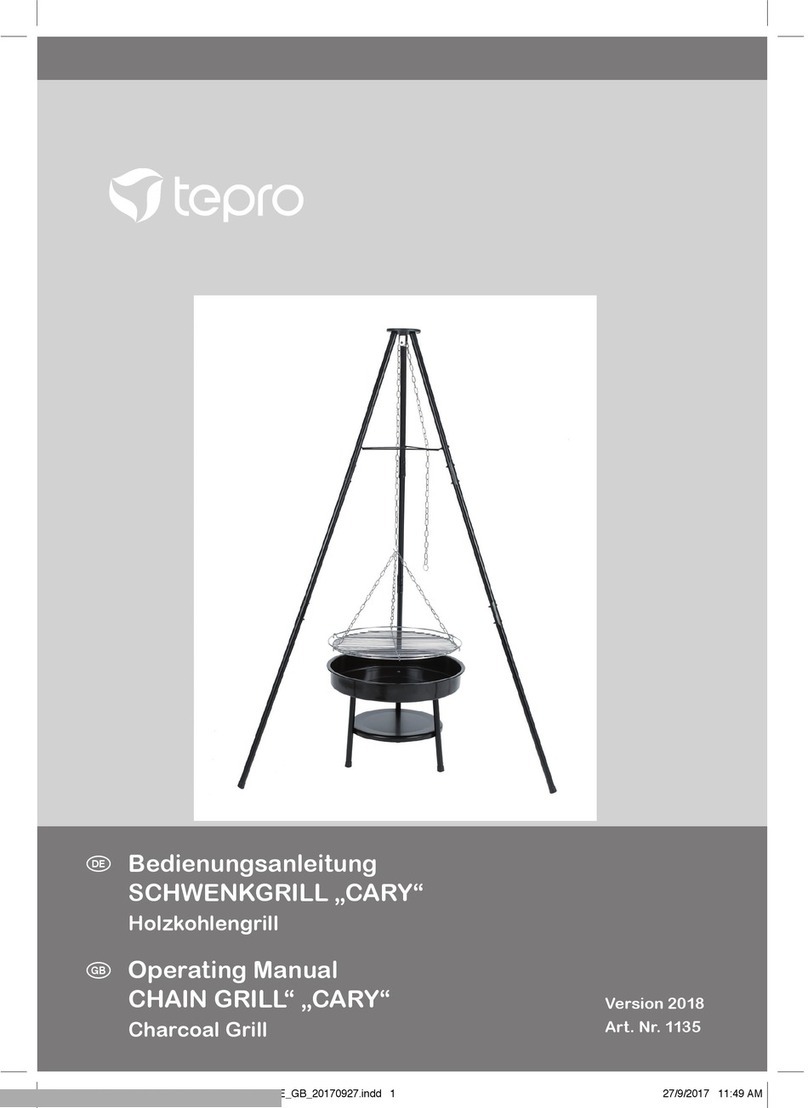 tepro CARY operating manual