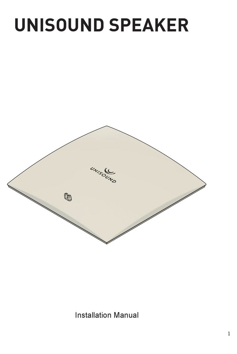 Unisound SPEAKER installation manual