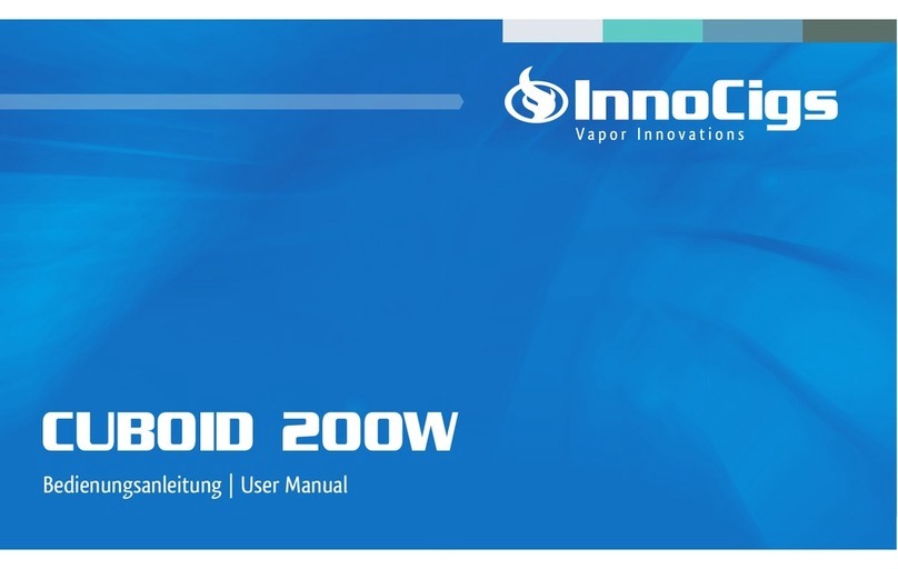 InnoCigs CUBOID 200W user manual