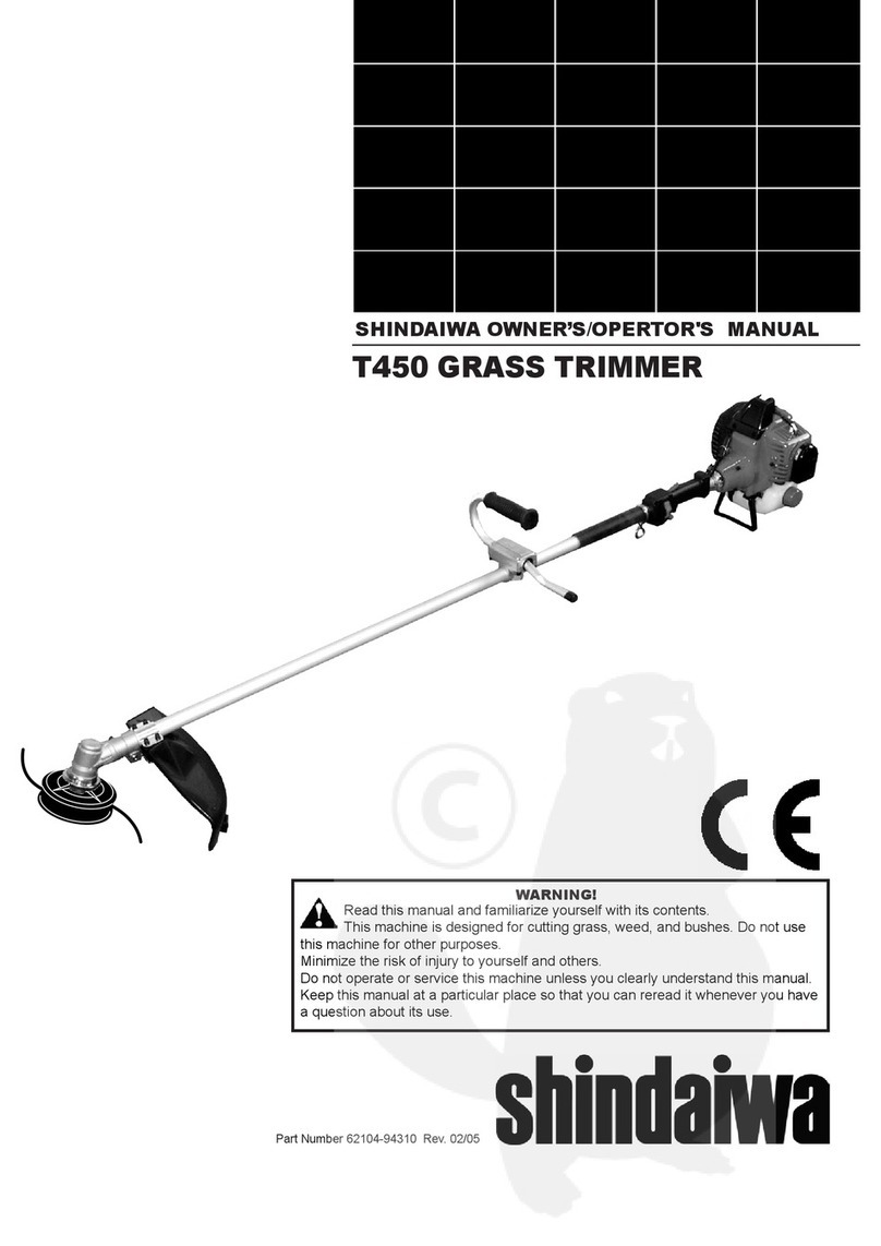 Shindaiwa T450 Owner's manual